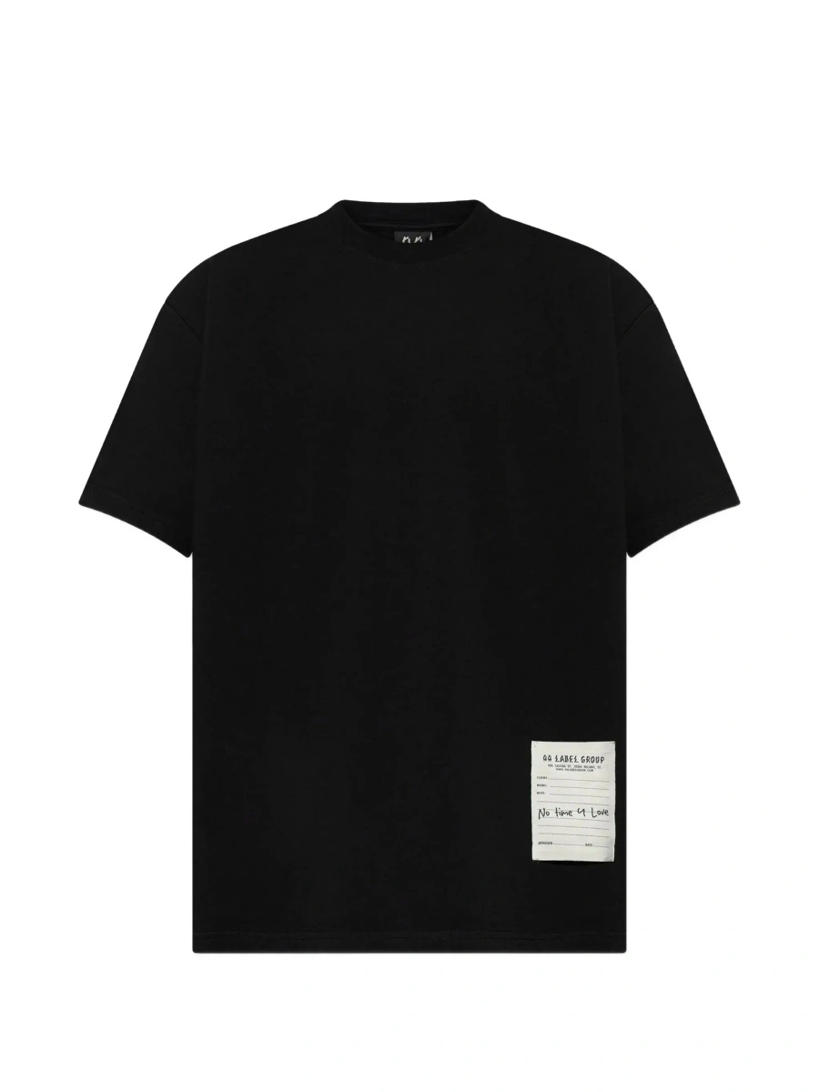 Tricou 44 LABEL GROUP negru din bumbac - Img 8