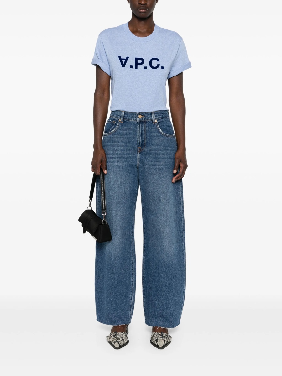 Tricou A.P.C. albastru - Img 3