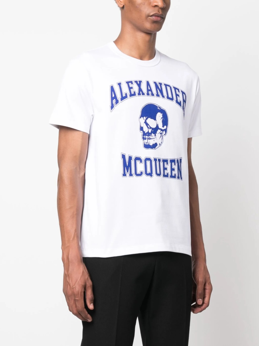 Tricou Alexander McQueen alb - Img 3