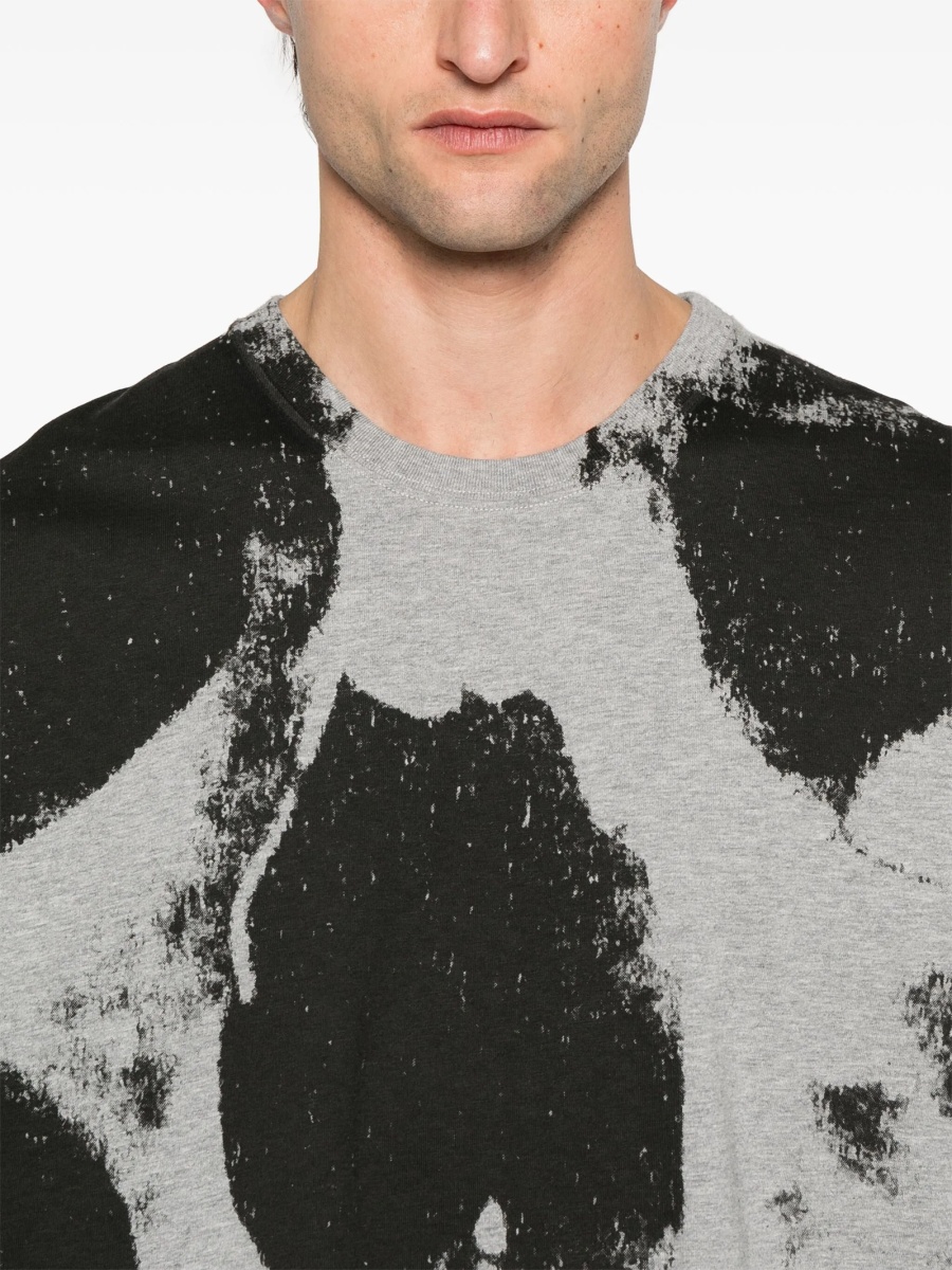 Tricou Alexander McQueen gri - Img 4