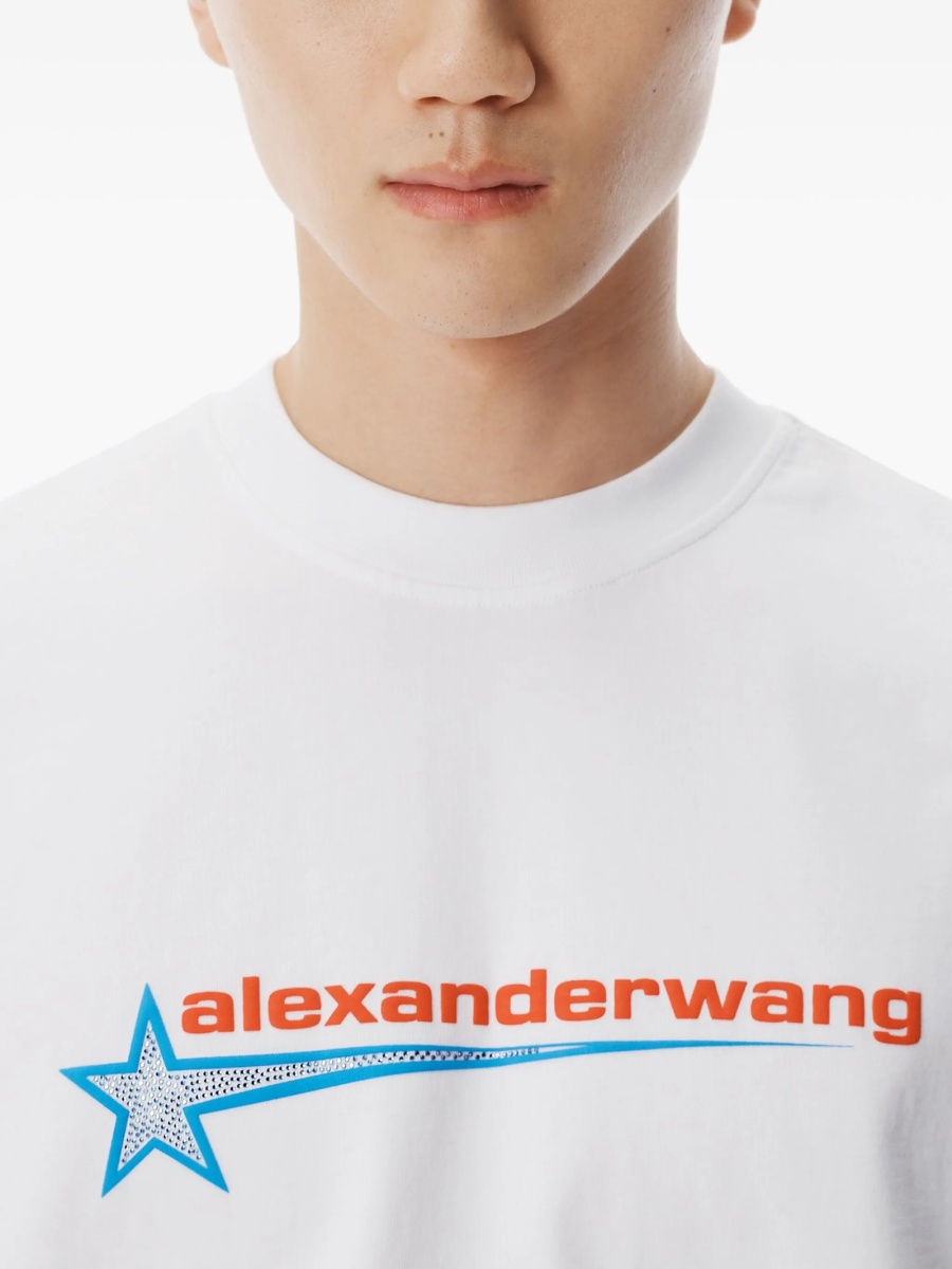 Tricou Alexander Wang alb - Img 5