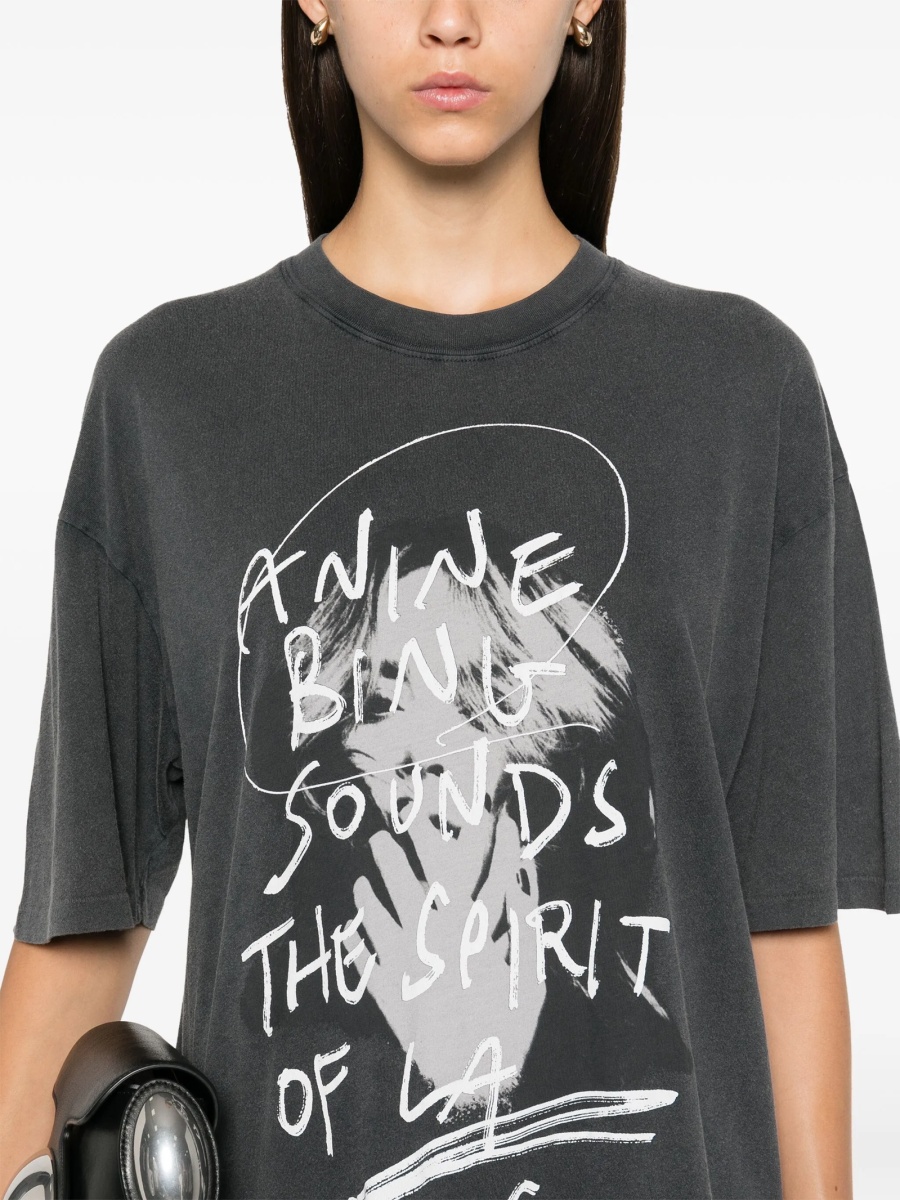 Tricou Alexander Wang negru - Img 5