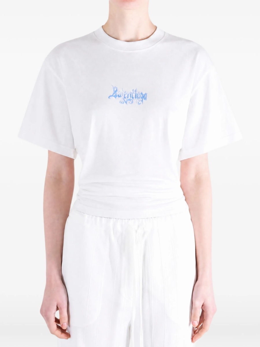 Tricou Balenciaga alb - Img 2