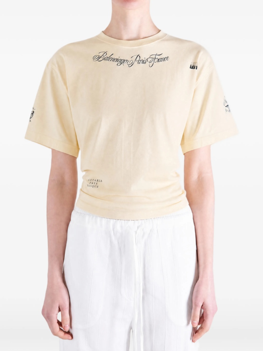 Tricou Balenciaga neutru - Img 2