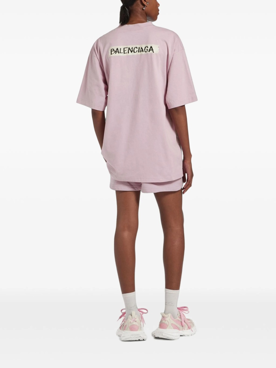 Tricou Balenciaga roz - Img 3