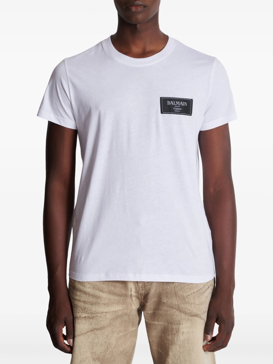Tricou Balmain alb - Img 5