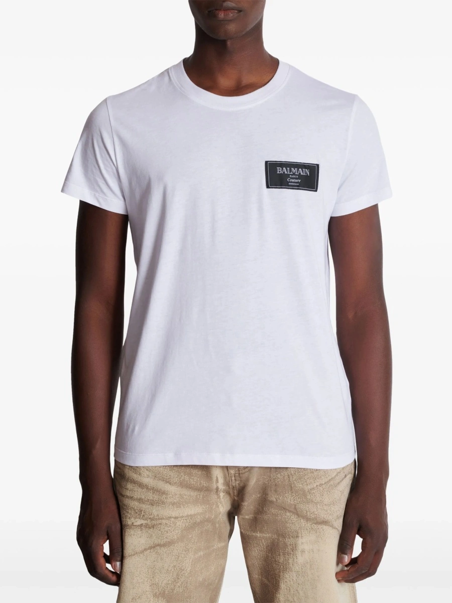 Tricou Balmain alb - Img 5