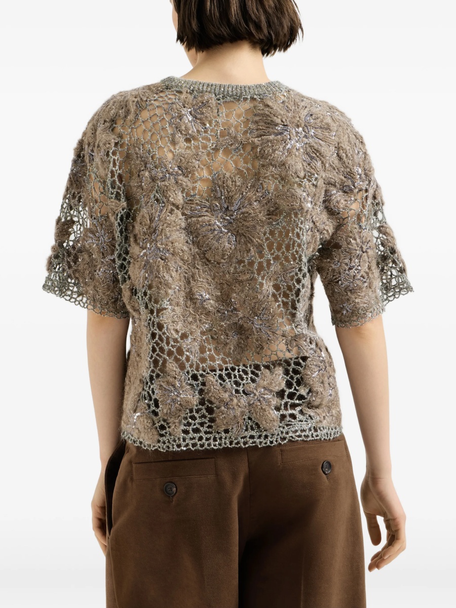 Tricou Brunello Cucinelli maro - Img 4