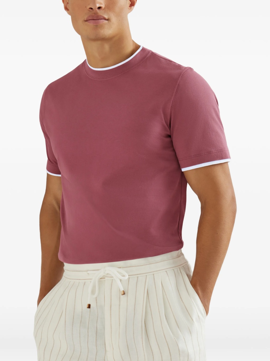 Tricou Brunello Cucinelli rosu - Img 4