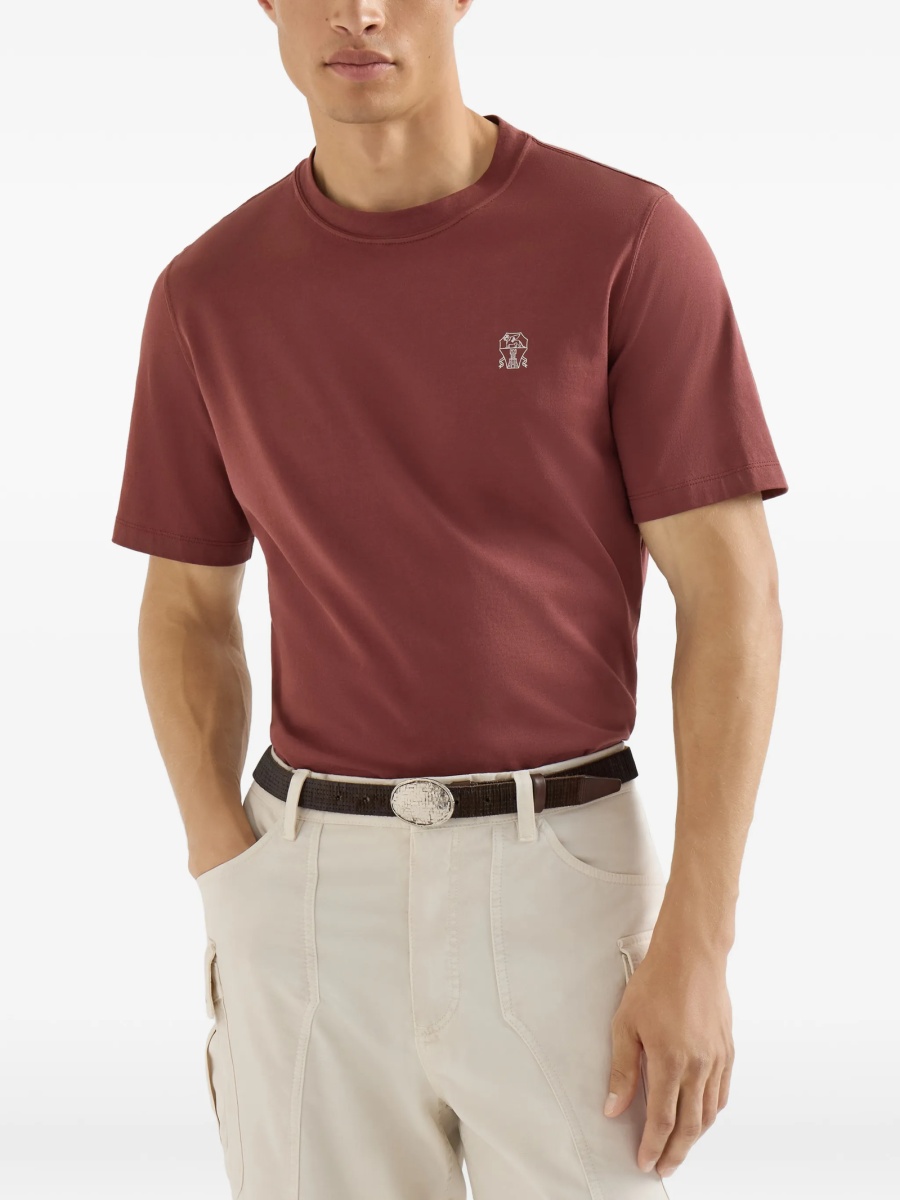 Tricou Brunello Cucinelli rosu - Img 2