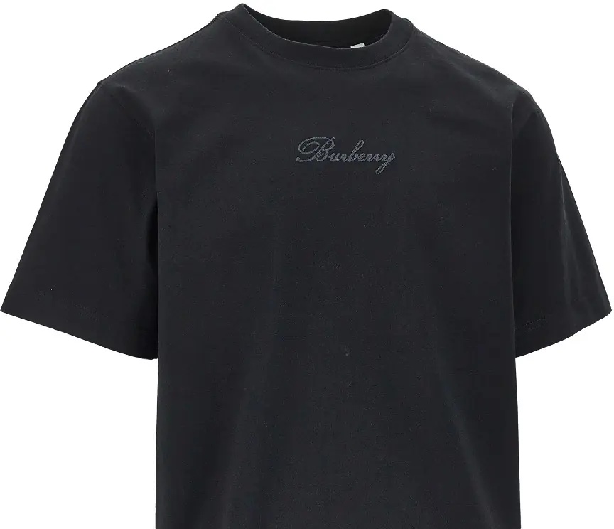 Tricou Burberry Check logo T-shirt - Img 2