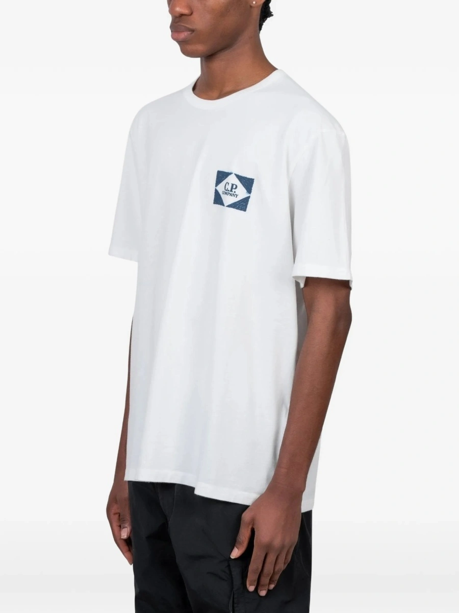 Tricou C.P. Company alb - Img 2