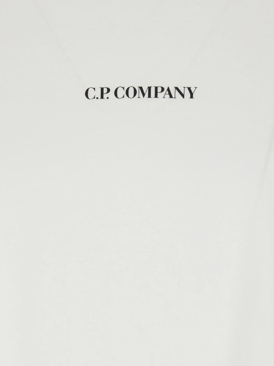 Tricou C.P. Company alb - Img 3