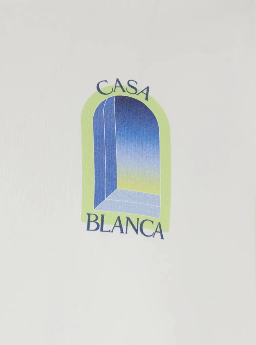 Tricou Casablanca alb din bumbac - Img 3