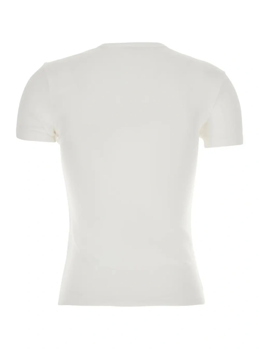 Tricou Céline alb din bumbac - Img 2