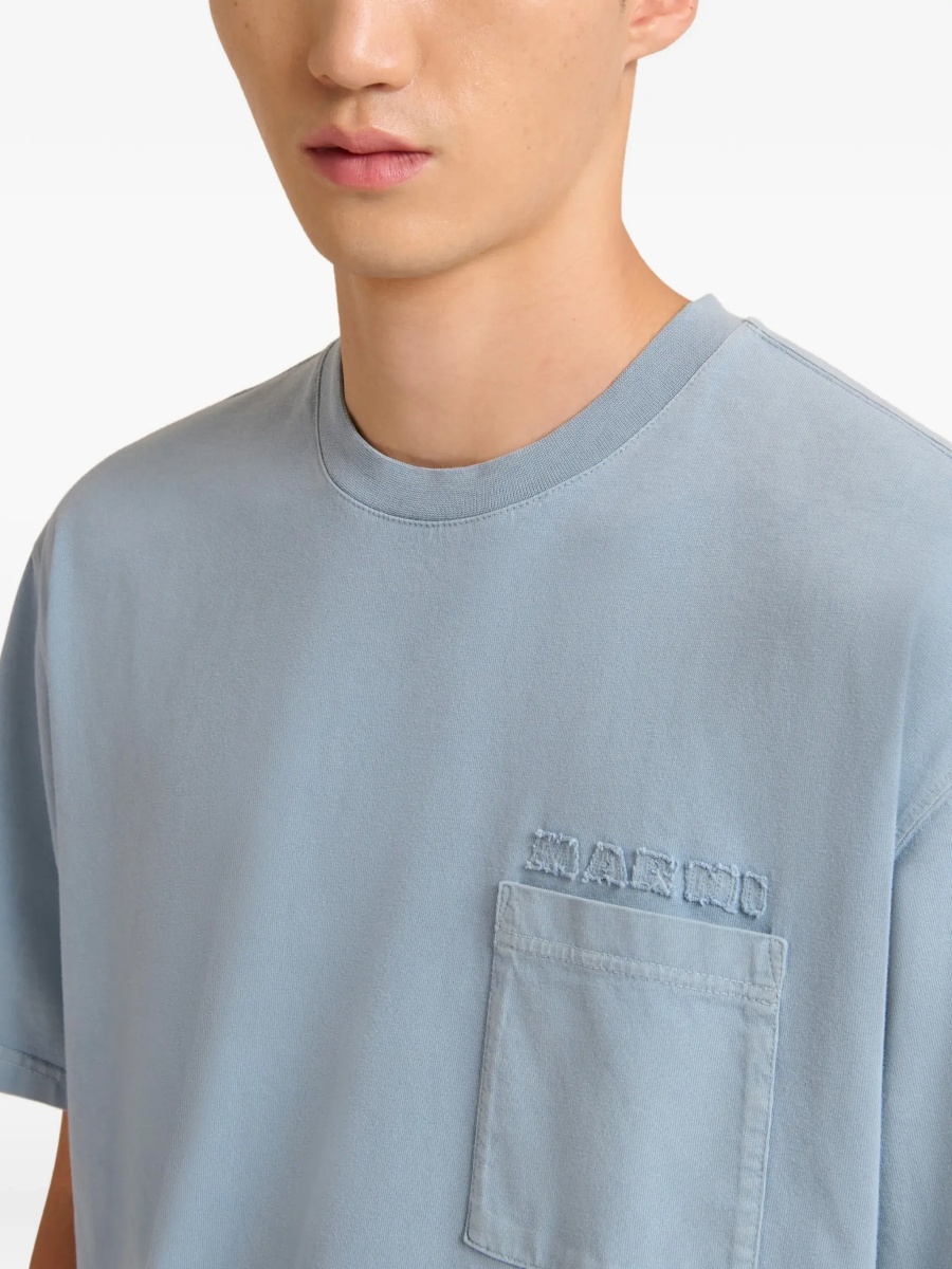 Tricou cotton jersey T-shirt with chest pocket - Img 5
