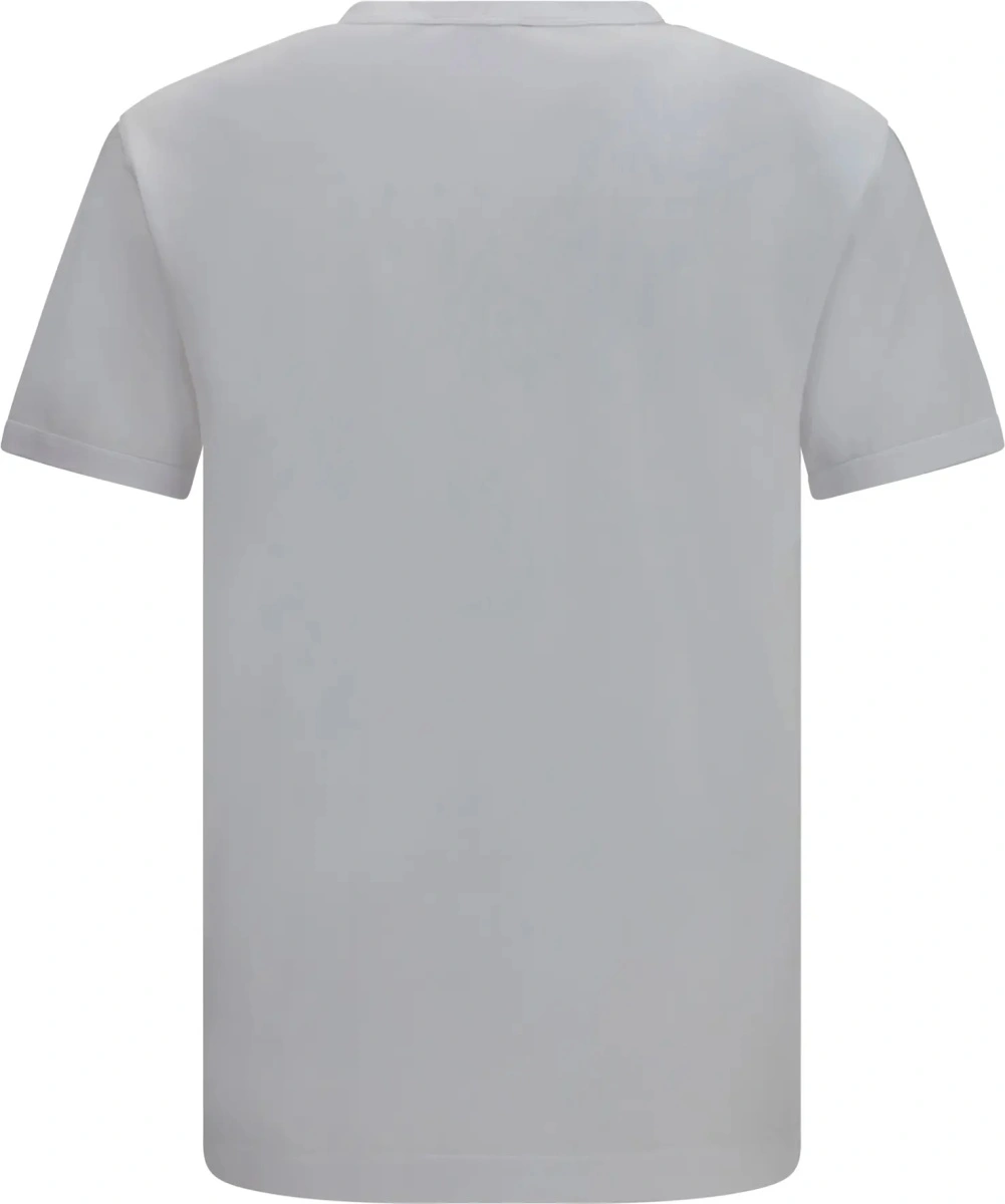 Tricou Cotton T-shirt with logo plaque - Img 2
