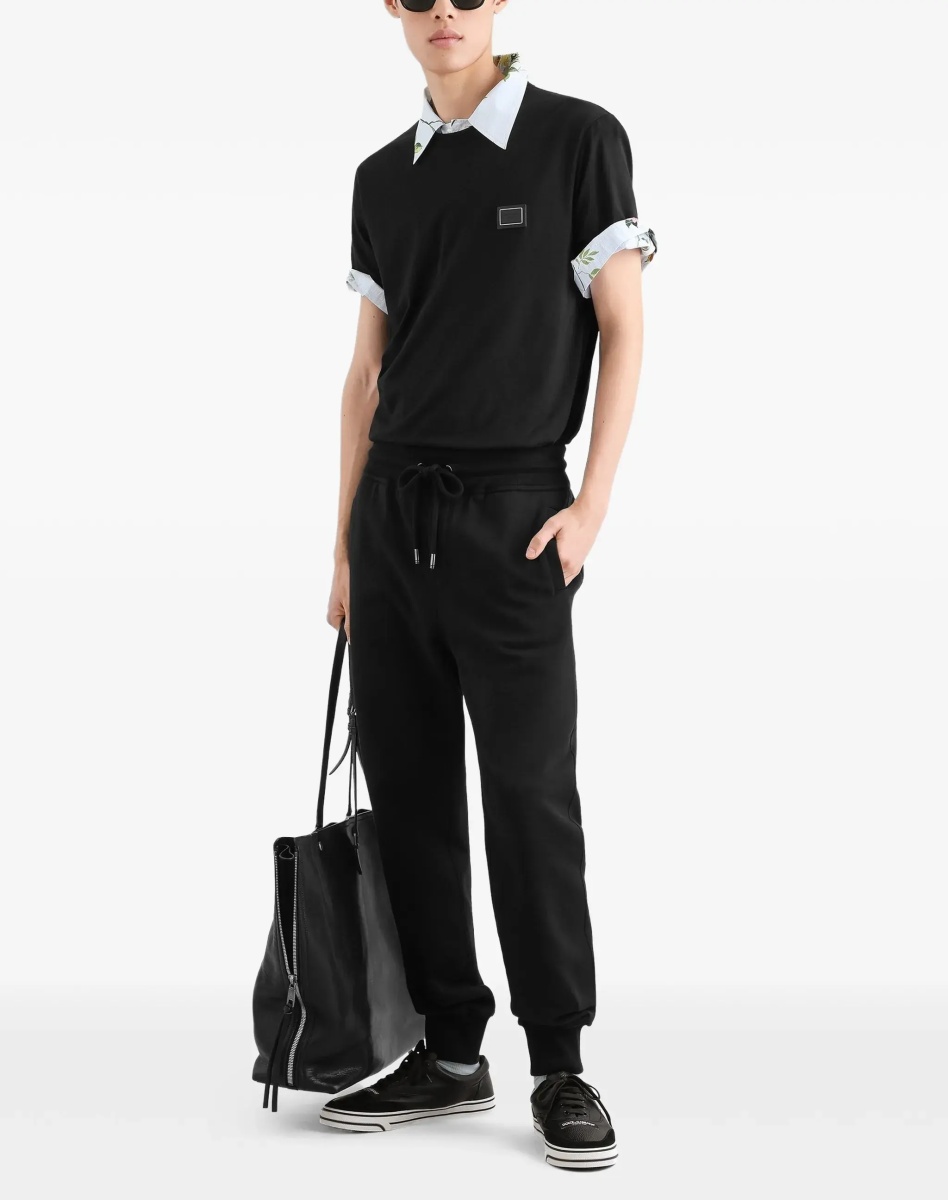 Tricou Cotton T-Shirt with logo plaque - Img 4