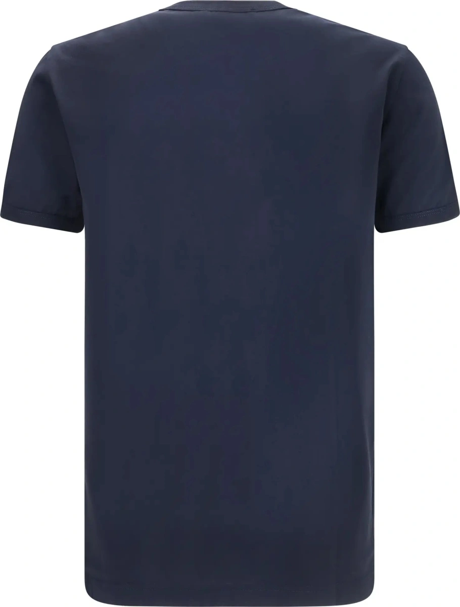 Tricou Cotton T-shirt with logo plaque - Img 2