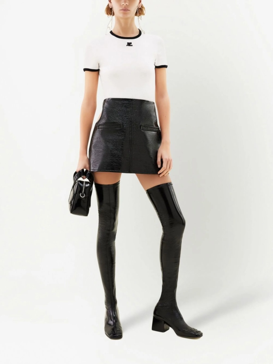 Tricou COURRÈGES alb - Img 2