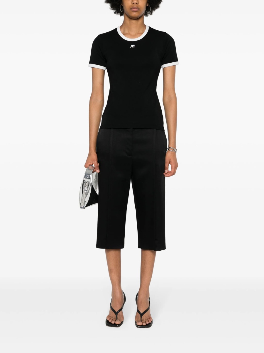 Tricou COURRÈGES negru - Img 2