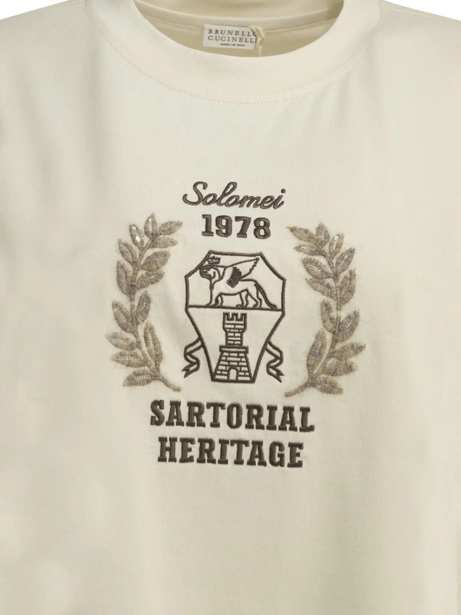 Tricou Crew-neck T-shirt with logo - Img 3