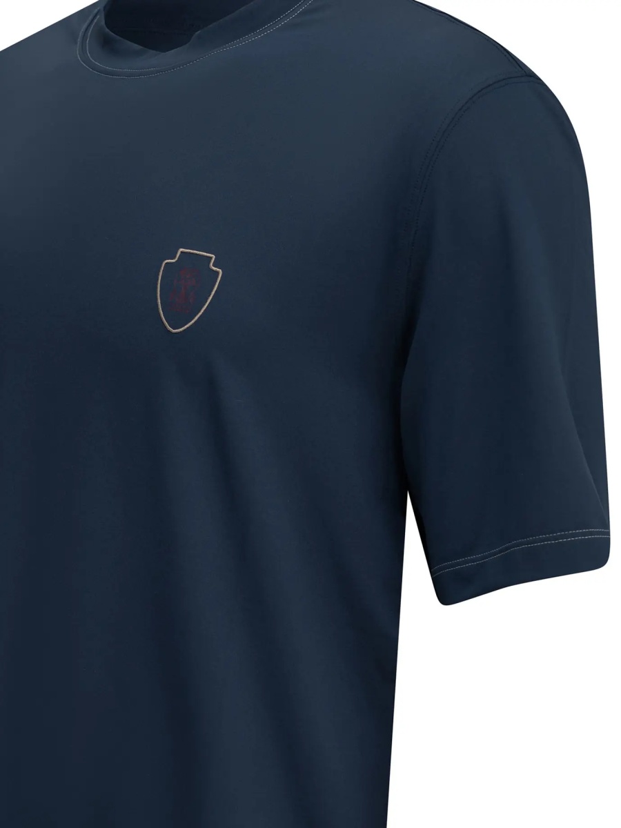 Tricou Crewneck T-shirt with logo - Img 4