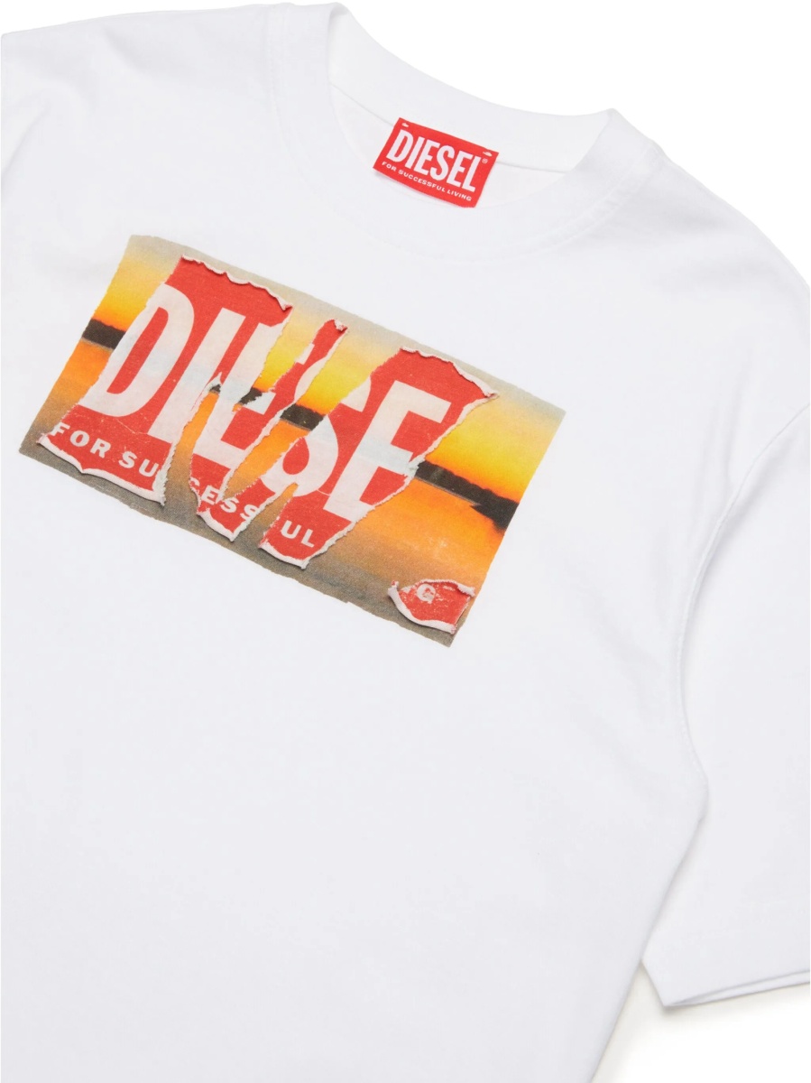 Tricou Diesel alb - Img 3
