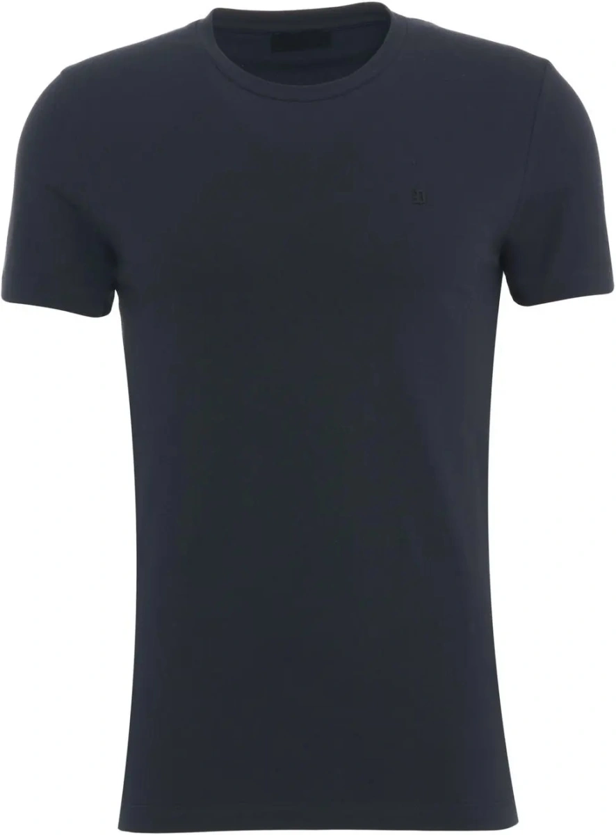 Tricou Dondup albastru din bumbac - Img 2