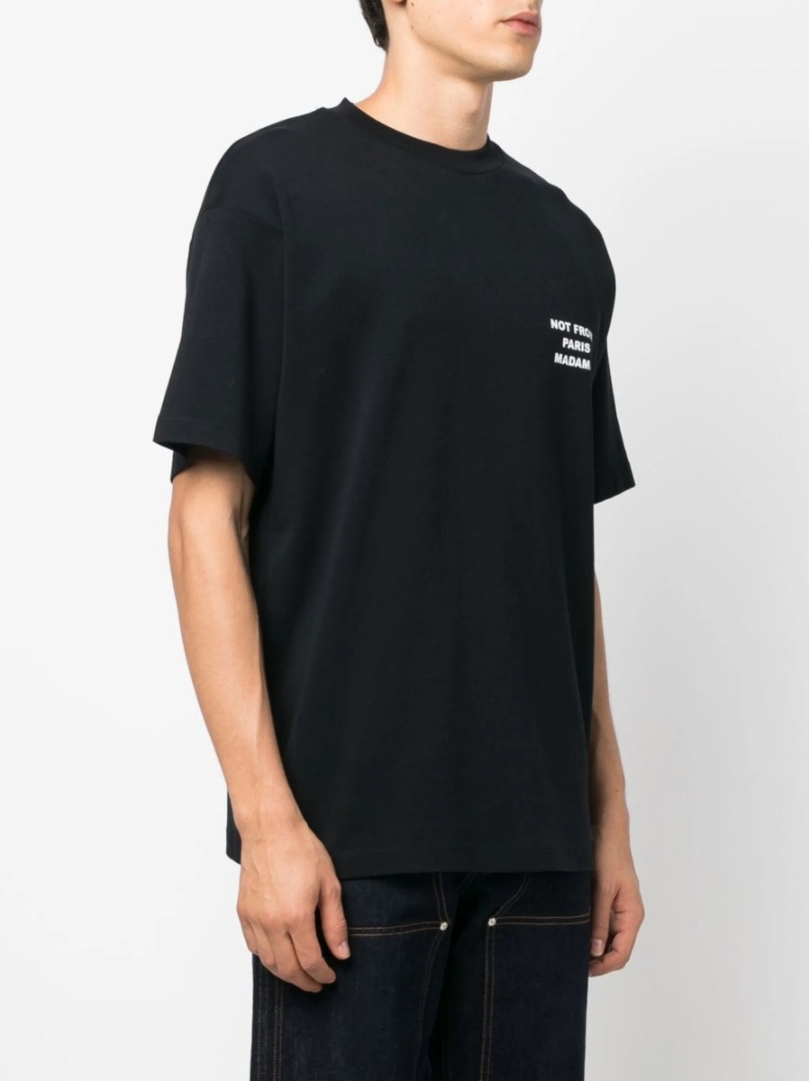 Tricou DRÔLE DE MONSIEUR negru - Img 4