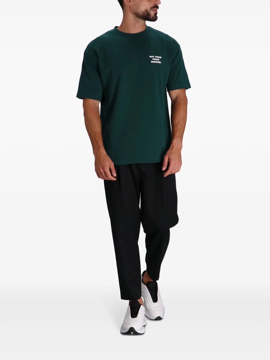 Tricou DRÔLE DE MONSIEUR verde - Img 2