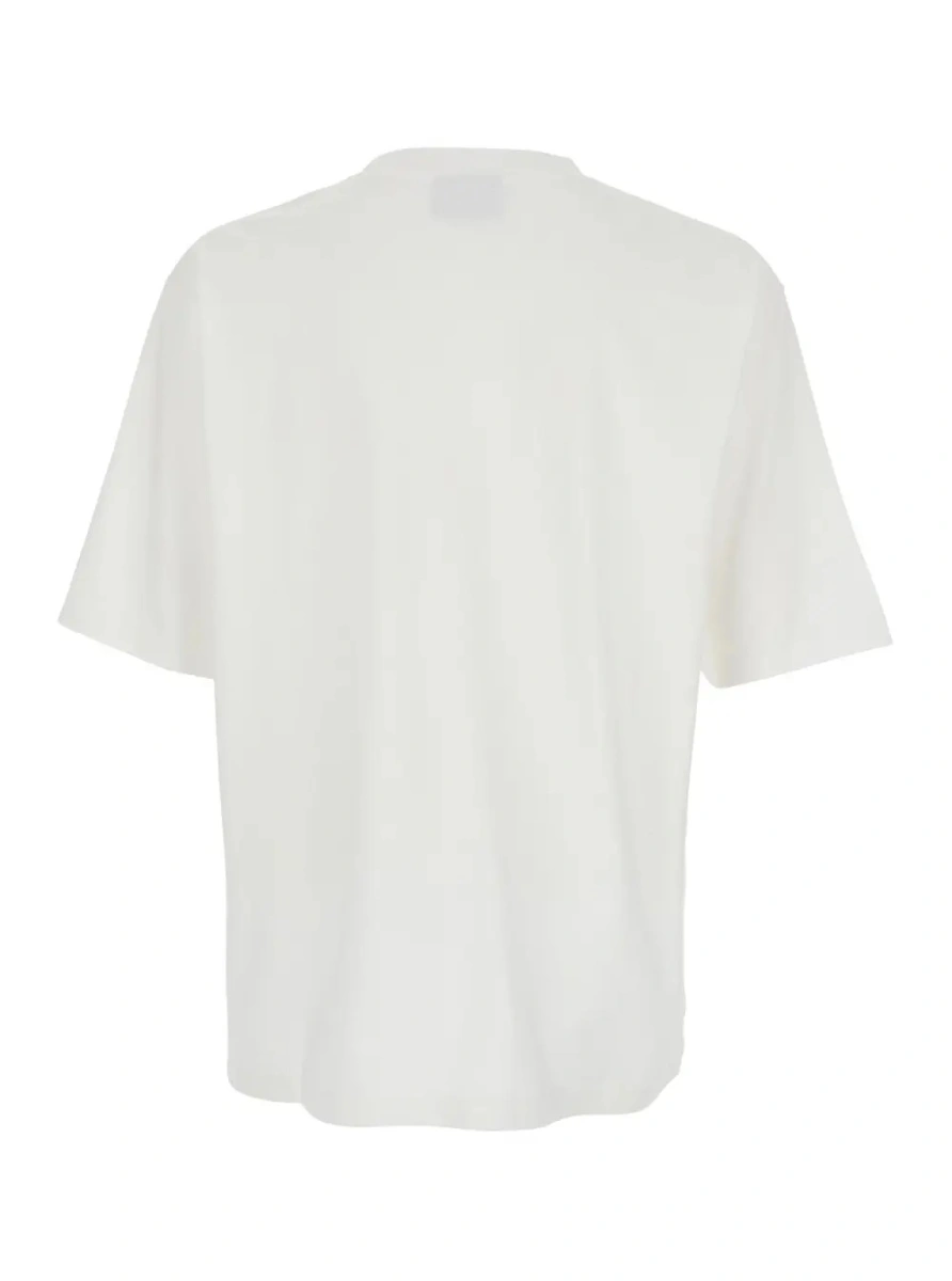 Tricou DSQUARED2 alb din bumbac - Img 2