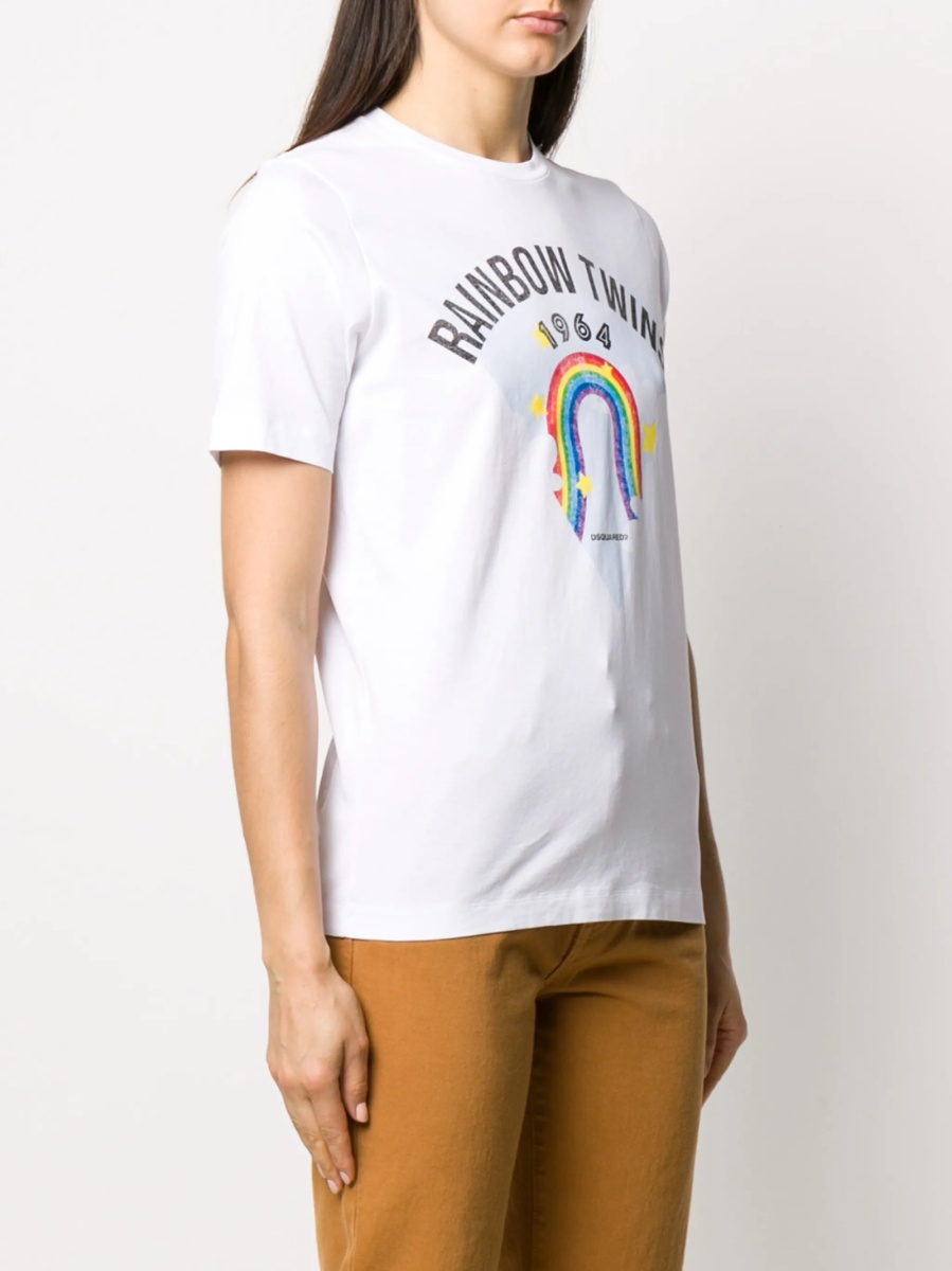 Tricou DSQUARED2 alb - Img 3