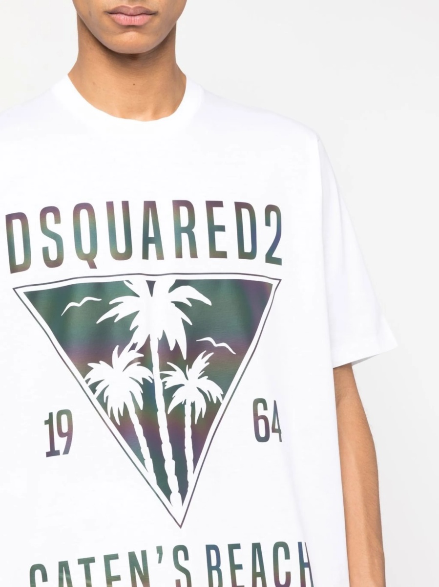 Tricou DSQUARED2 alb - Img 5