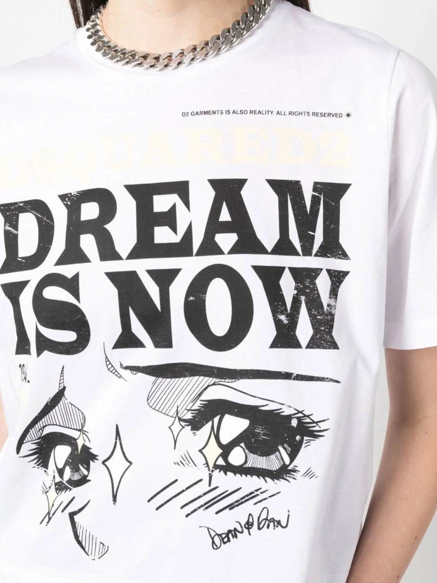 Tricou DSQUARED2 alb - Img 5