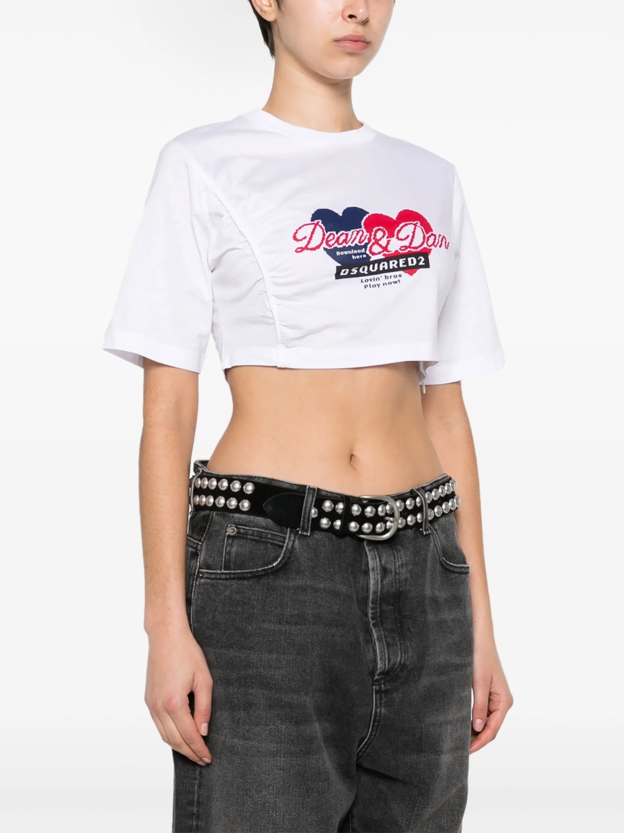 Tricou DSQUARED2 alb - Img 3