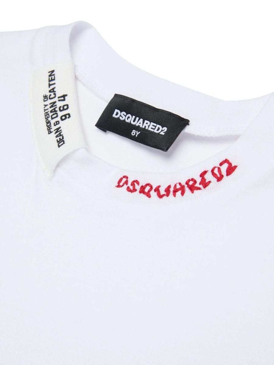 Tricou DSQUARED2 alb - Img 3