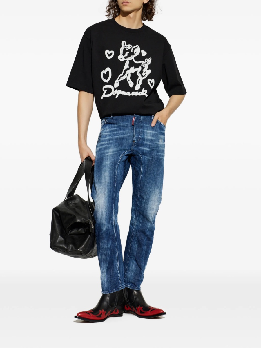 Tricou DSQUARED2 negru - Img 2
