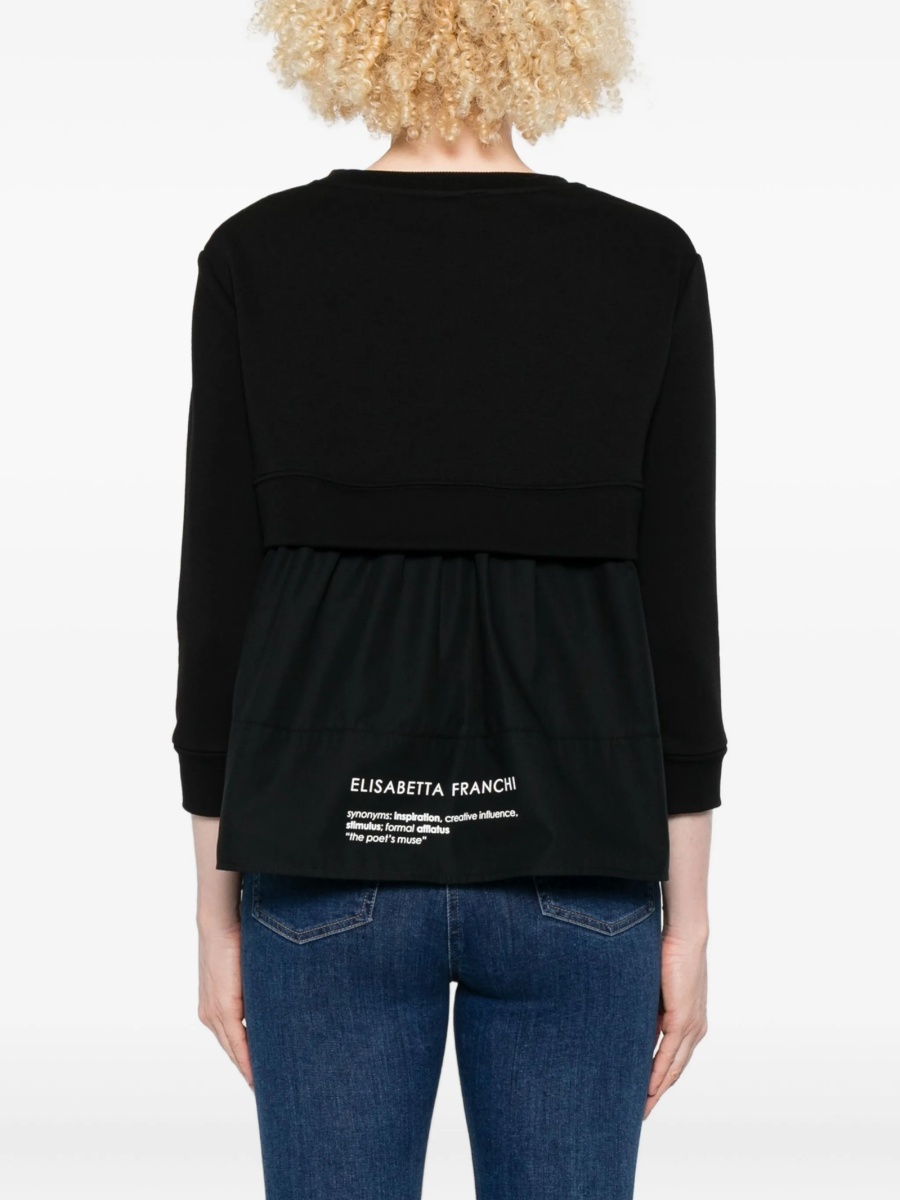 Tricou Elisabetta Franchi negru - Img 4