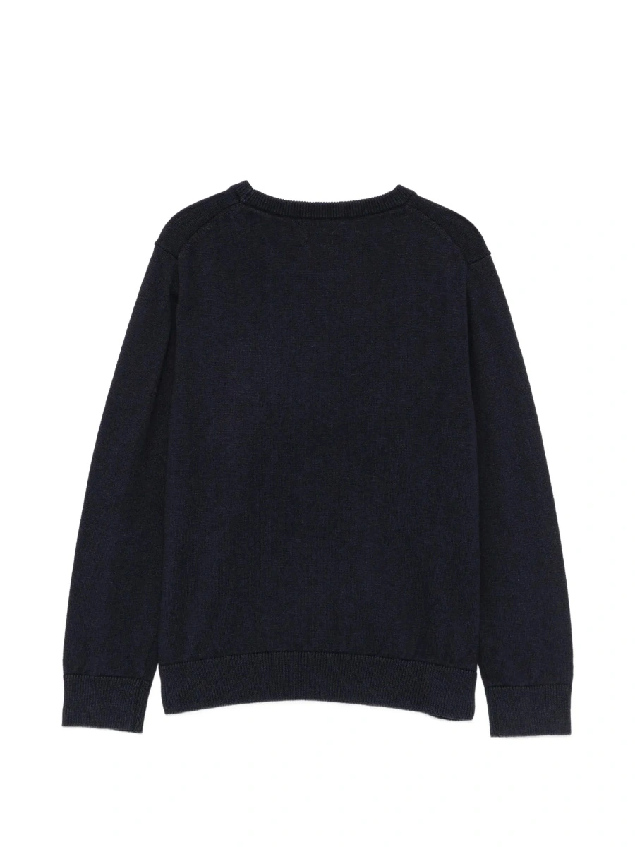 Tricou EMPORIO ARMANI KIDS albastru din bumbac - Img 4