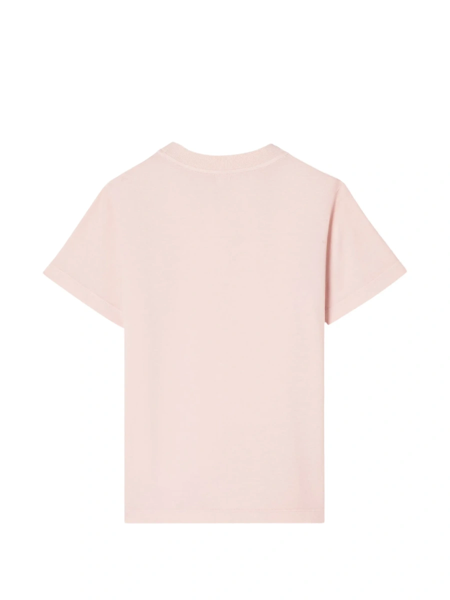 Tricou Fendi roz din bumbac - Img 2