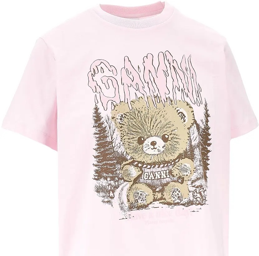 Tricou 'Forest Teddy' print T-shirt - Img 2