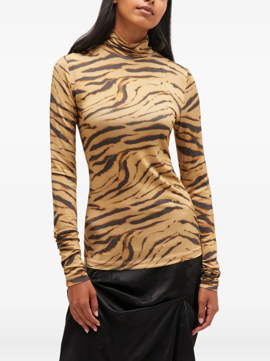 Tricou Ganni neutru - Img 3