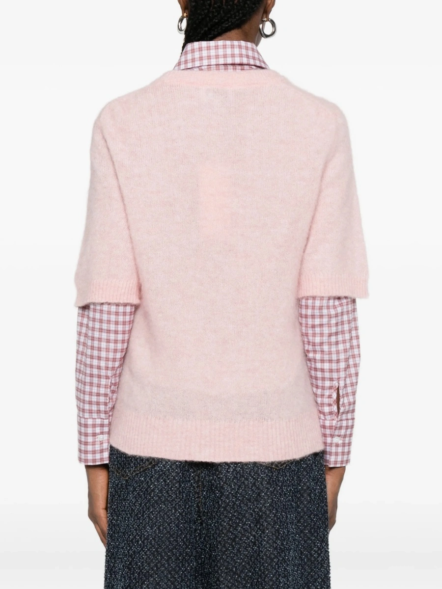 Tricou Ganni roz - Img 4