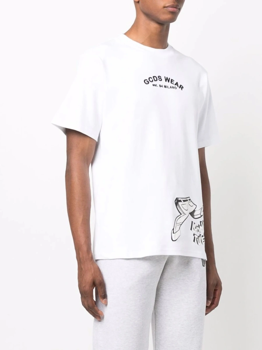 Tricou GCDS alb - Img 3