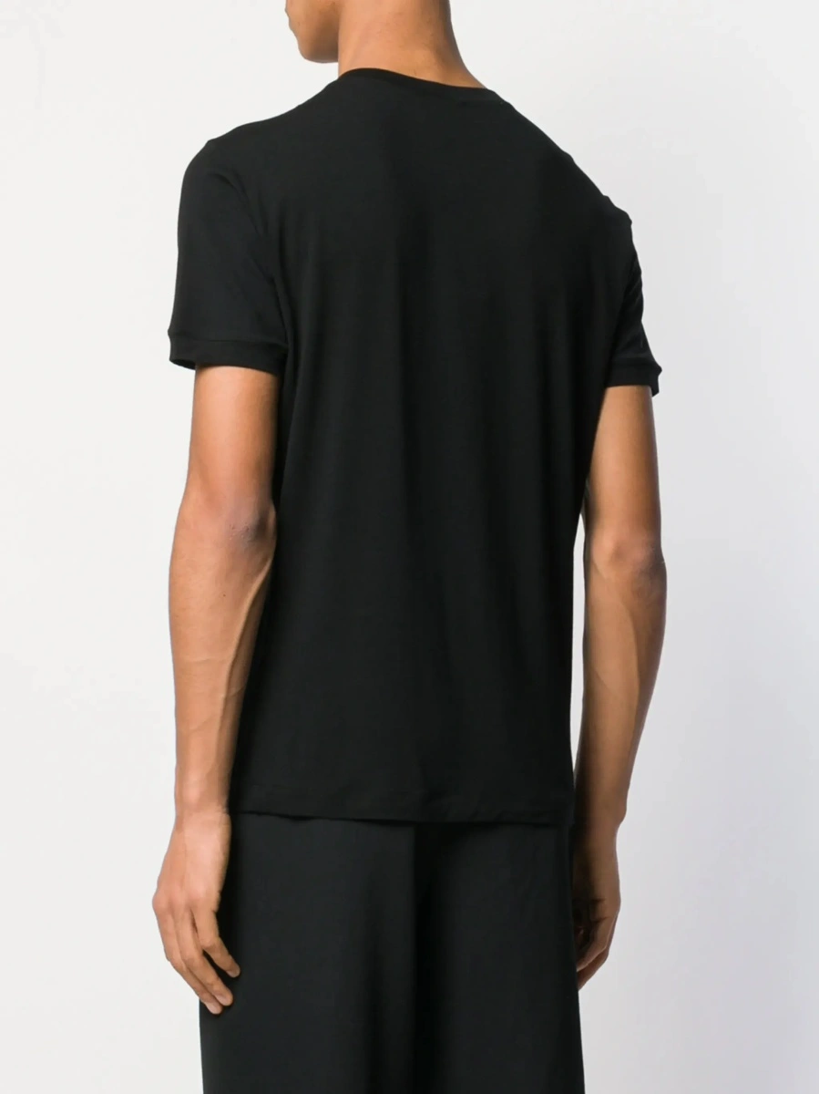 Tricou Giorgio Armani negru din vascoza - Img 6