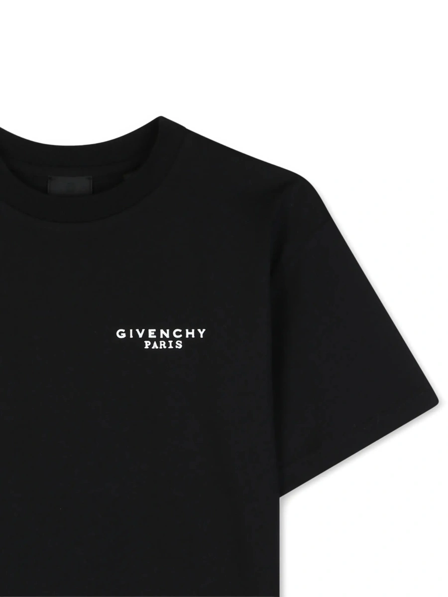 Tricou Givenchy negru din bumbac - Img 5