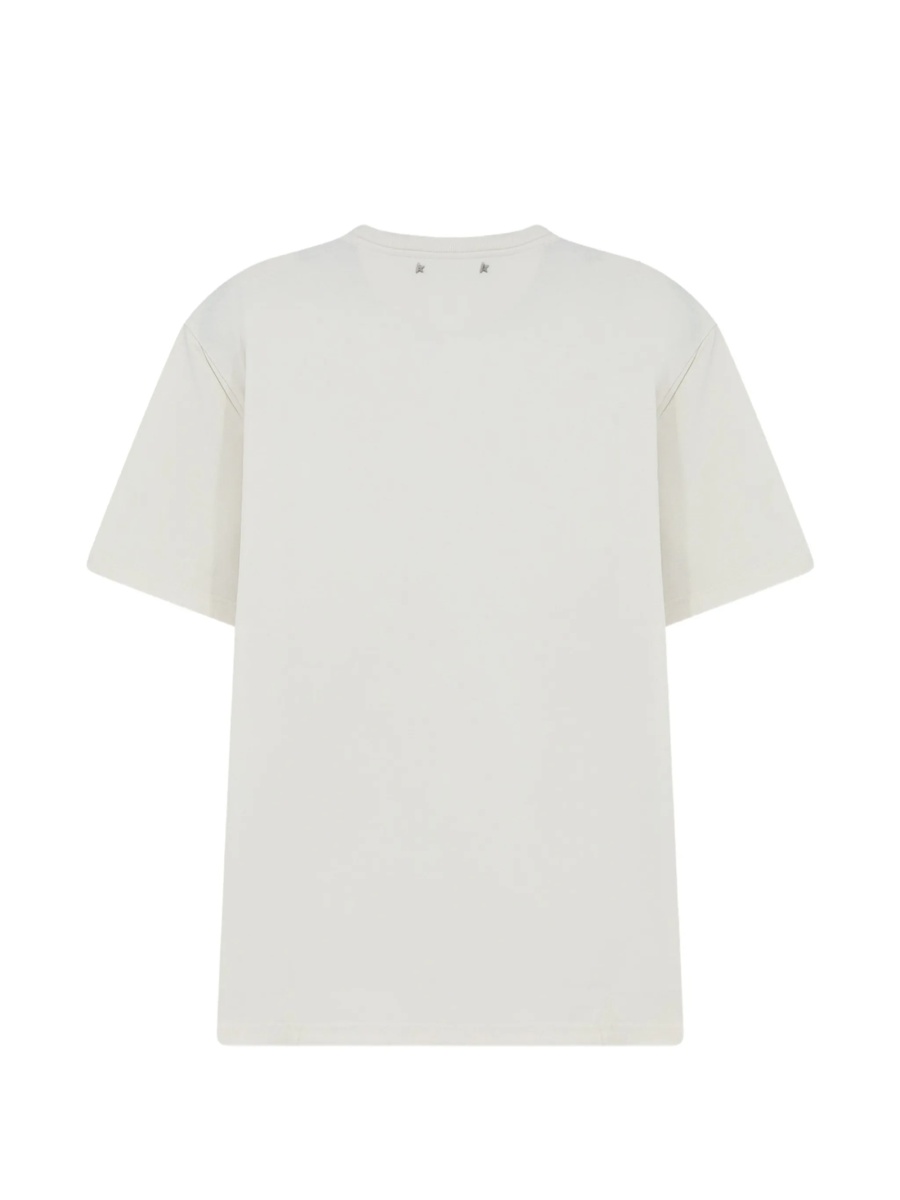 Tricou Golden Goose alb - Img 2