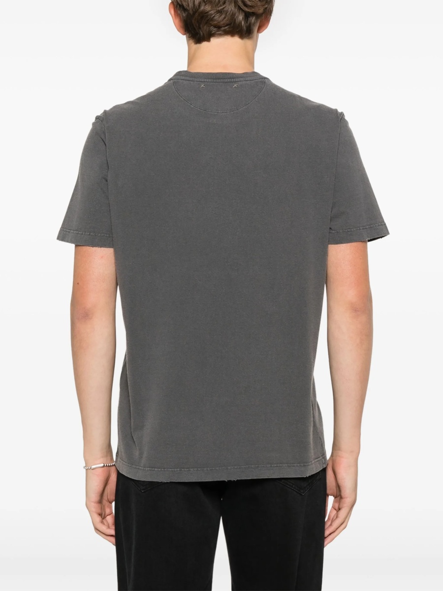 Tricou Golden Goose gri - Img 3