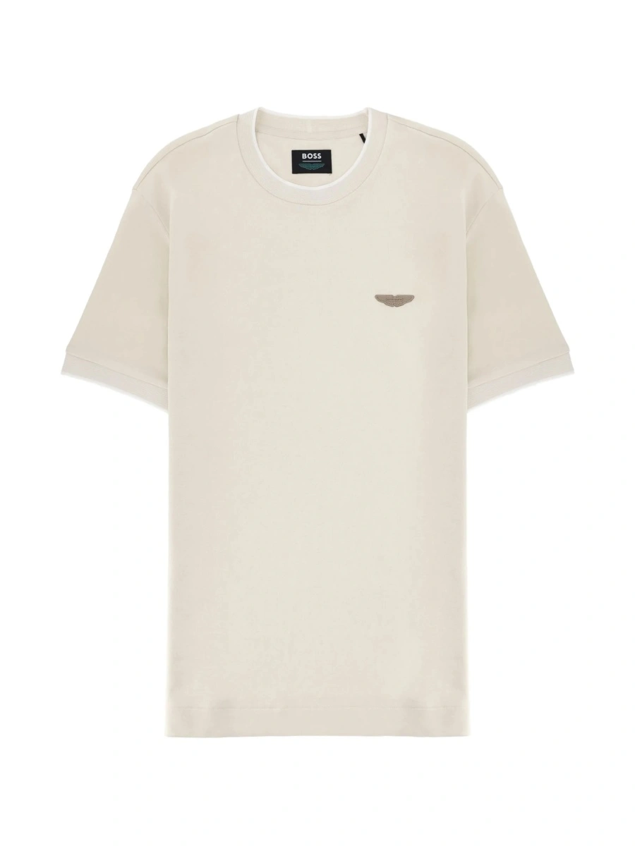 Tricou Hugo Boss neutru - Img 2